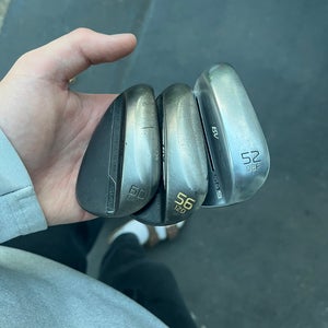 Men's Titleist Vokey SM9 and SM8 set Left Hand Wedge Wedge Flex 60,56 and 52 degree (Used)