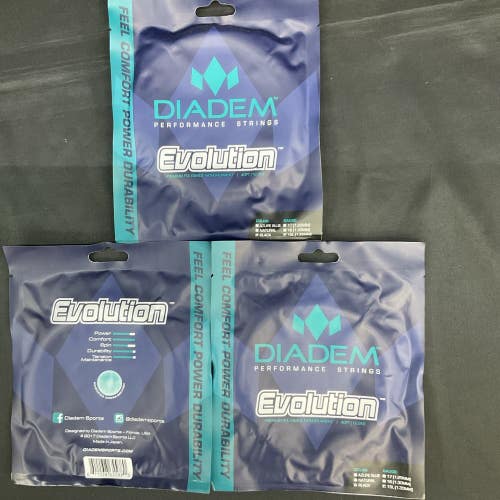 Diadem Evolution Black 15L Tennis String