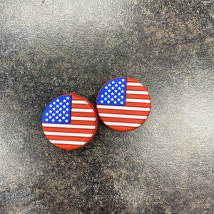 **NEW** LOT OF 2X "AMERICAN FLAG" VIBRATION DAMPENERS FOR TENNIS RACQUETS
