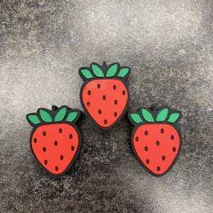 **NEW** LOT OF 3 “Strawberry“ VIBRATION DAMPENERS FOR TENNIS RACQUETS