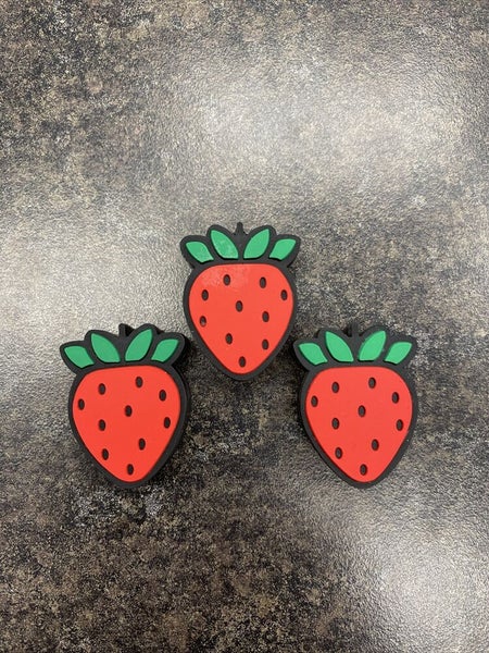 **NEW** LOT OF 3 Strawberry VIBRATION DAMPENERS FOR TENNIS RACQUETS