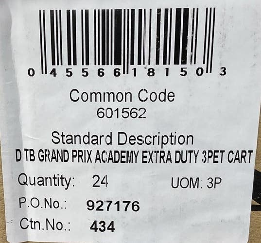 Dunlop Grand Prix Academy Ball (Extra Duty) No Label No Lid (Case)