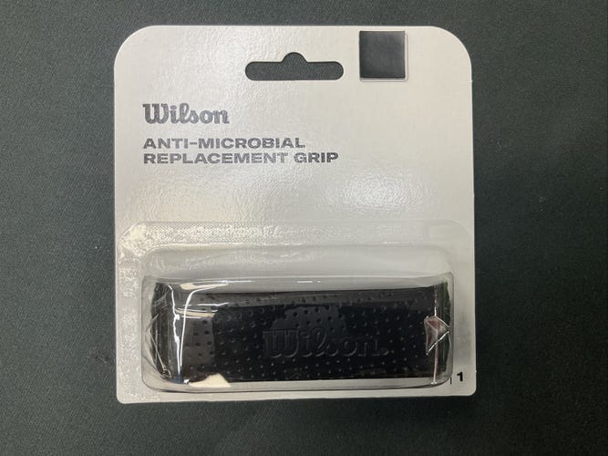 Wilson Anti-Microbial Racquet Replacement Grip- Black
