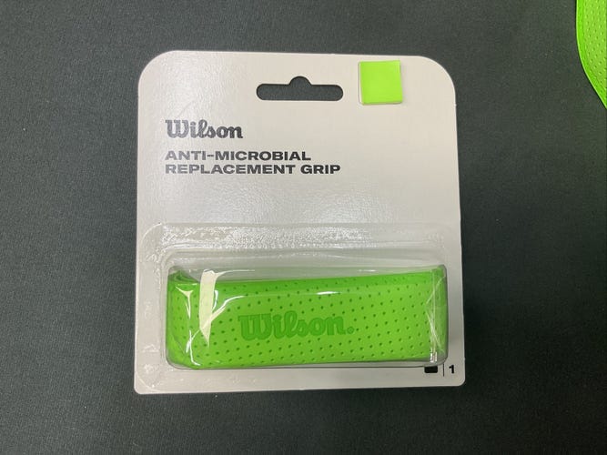 Wilson Anti-Microbial Racquet Replacement Grip- Green