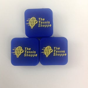 *NEW* 3 The Tennis Shoppe Square Tennis Racquet Silicone Vibration Dampener