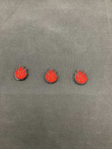 3 Pack - Red Flame Tennis Dampener
