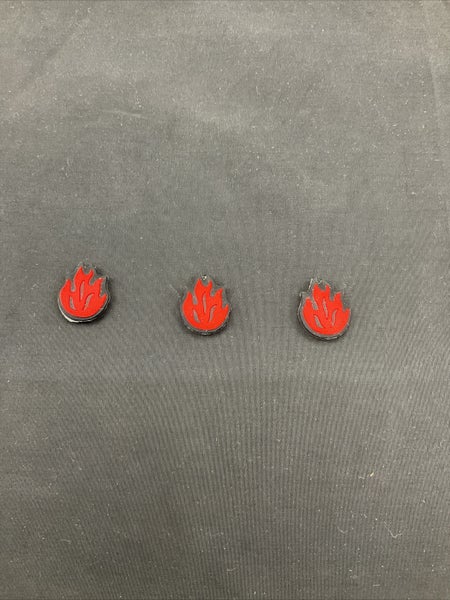 3 Pack - Red Flame Tennis Dampener