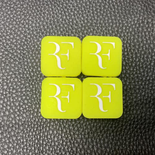 RF YELLOW Tennis Vibration Dampener 4 Pack (Federer)