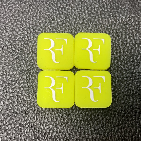 RF YELLOW Tennis Vibration Dampener 4 Pack (Federer)