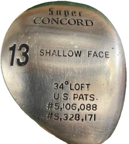 Nickent Super Concord Shallow Face 13 Wood 34* RH Ladies Graphite 39" Great Grip