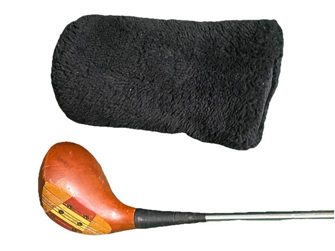 Macgregor T945 Eye-O-Matic Persimmon Driver Men's RH Steel 43" HC Vintage Beauty
