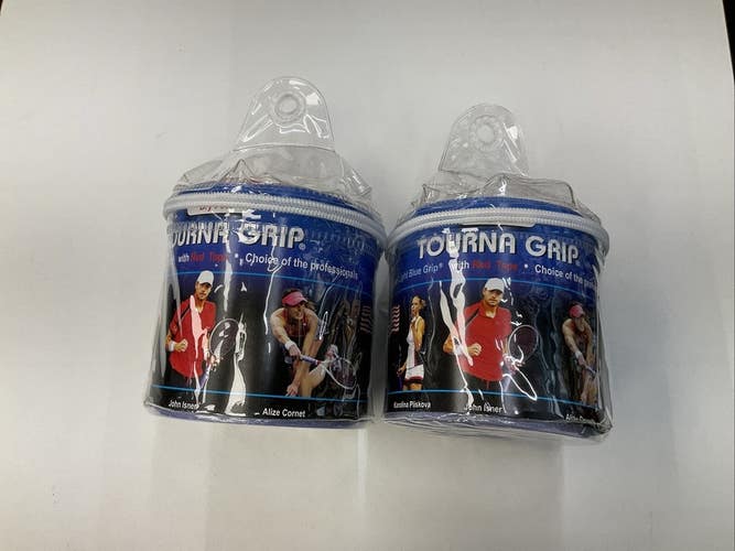 Tourna Grip Dry Feel 2 Pack Of 30 Grips (Blue)