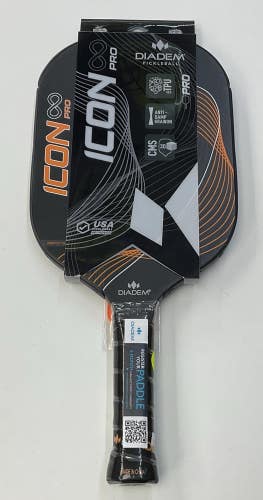 Diadem Icon Infinity Pro Pickleball Paddle (Orange)