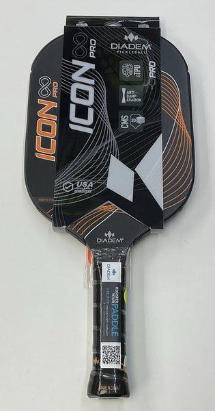 Diadem Icon Infinity Pro Pickleball Paddle (Orange)