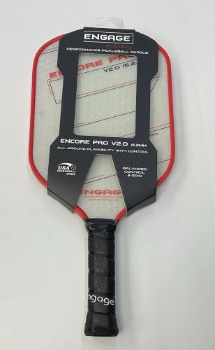 Engage Pro V2.0 15.2mm Pickleball Paddle (Red)