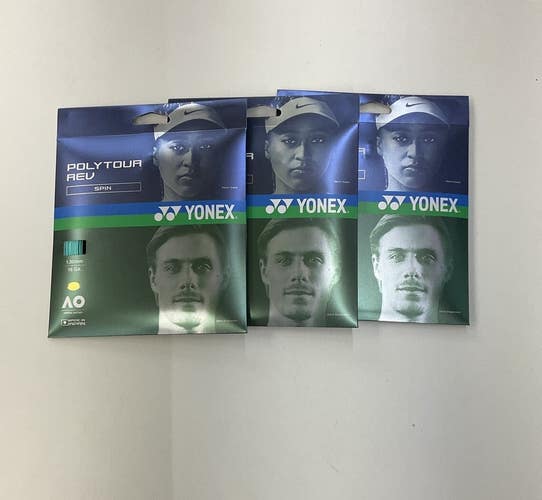 Yonex Poly Tour Rev 16 Gauge 3 Pack (Mint)