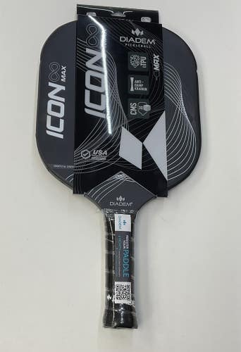 Diadem Icon Infinity Max Pickleball Paddle (White)