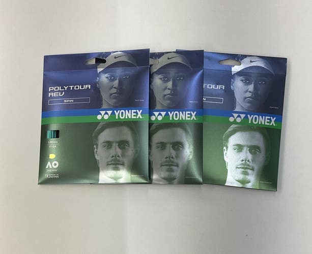 Yonex Poly Tour Rev 17 Gauge 3 Pack (Mint)