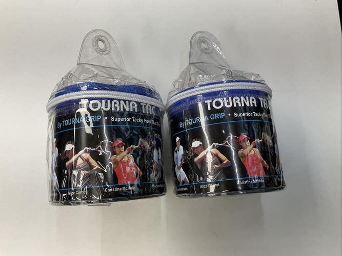 Tourna Tac XL Wet Feel 2 Pack Of 30 Grips (Black)