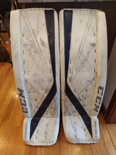37" CCM Premier II Pro Goalie Leg Pads Pro Stock (Used)