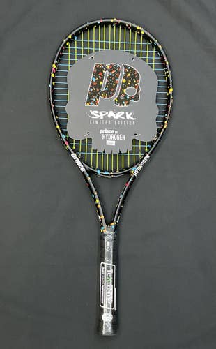 Prince Spark Hydrogen Custom String Color Pattern Grip Size 4 1/8