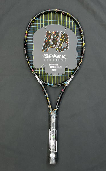 Prince Spark Hydrogen Custom String Color Pattern Grip Size 4 1/8