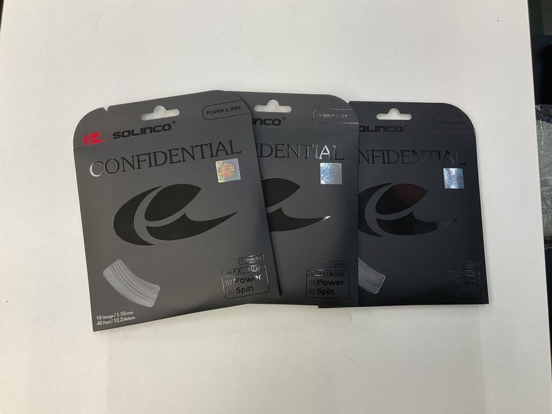 Solinco Confidential 18 Gauge 3 Pack