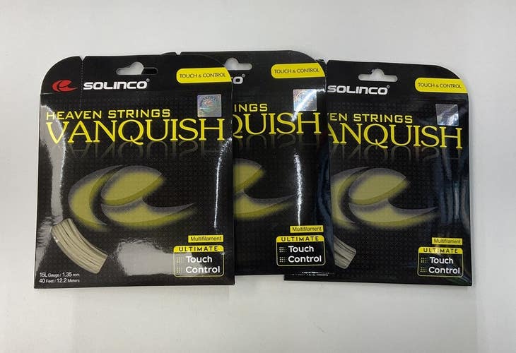 Solinco Vanquish 15L Gauge 3 Pack
