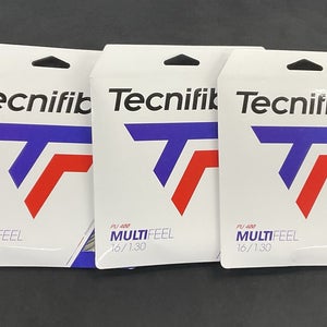 Tecnifibre MultiFeel 16 Gauge (Natural) 3 Pack