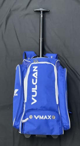 Vulcan VMAX (Blue/White) Pickleball Rolling Backpack