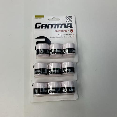 Gamma Surpreme Tacky Overgrips 3 Pack Of 3 (Pink)