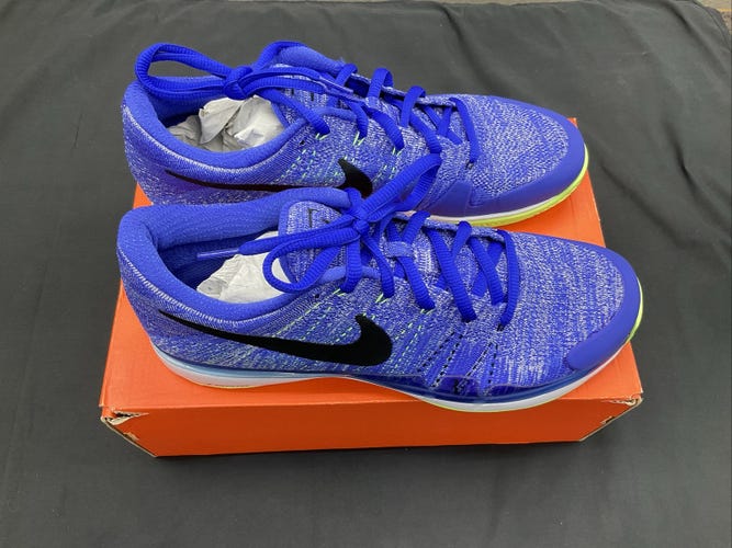 Size 11.5 - Mens Nike Air Zoom Vapor FlyKnit HC QS - Paramount Blue/Black