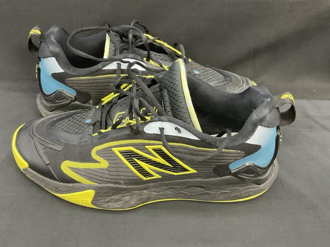 New Balance CT-Rally Black And Yellow Mens Size 11.5 Wide Court Shoe