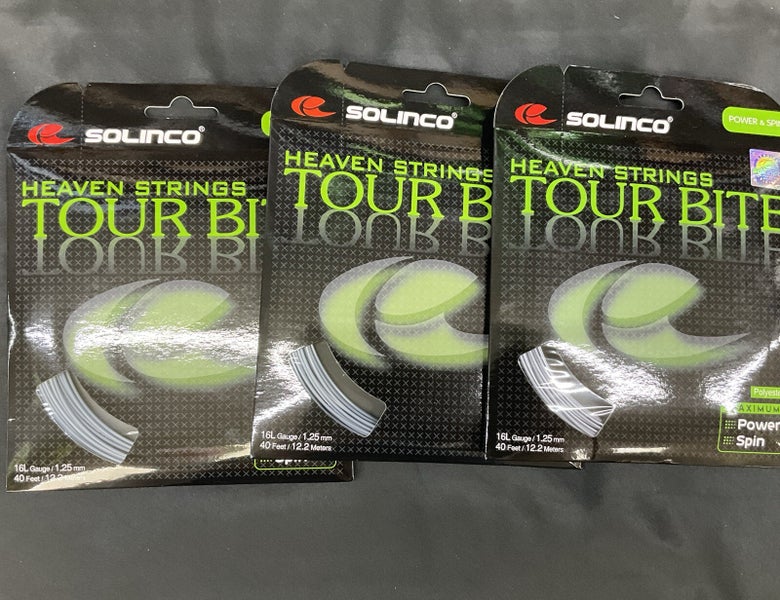 Solinco Tour Bite 16L Gauge Tennis String 3 Pack