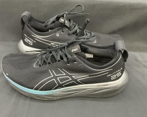 ASICS Gel Nimbus 25 Mens Size 12 Black