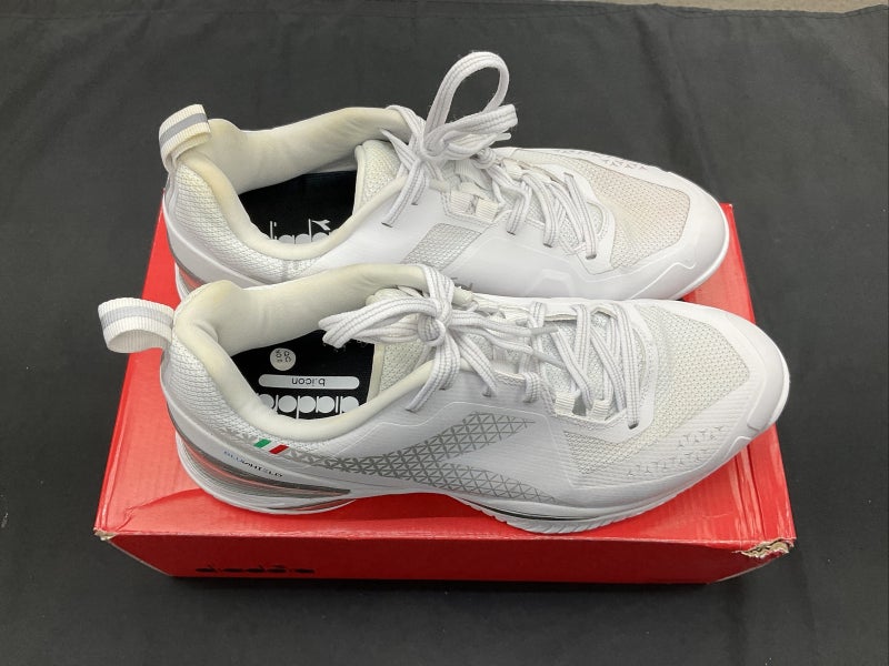 Size 10.0 - Womens Diadora BluShield Torneo AG - White/White
