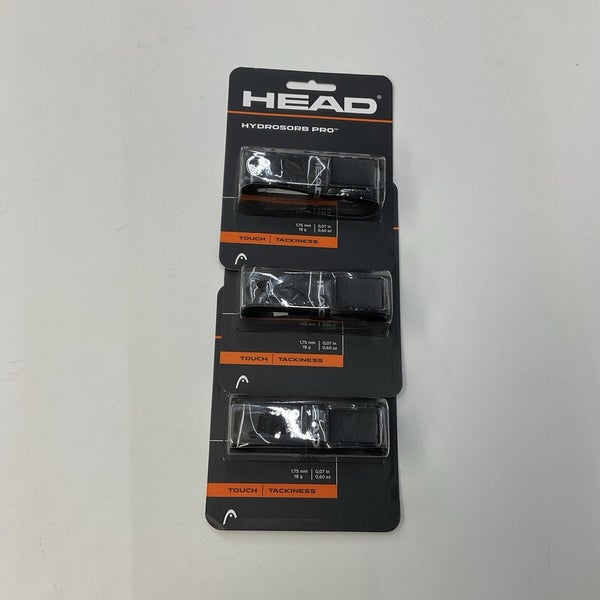 HEAD Hydrosorb Pro Replacement Grip 3 Pack (Black)