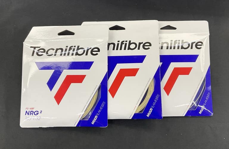 Tecnifibre NRG2 16 Gauge (Natural) 3 Pack