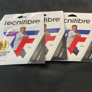 Tecnifibre Razor Soft 17/1.25 Tennis String 3 Pack