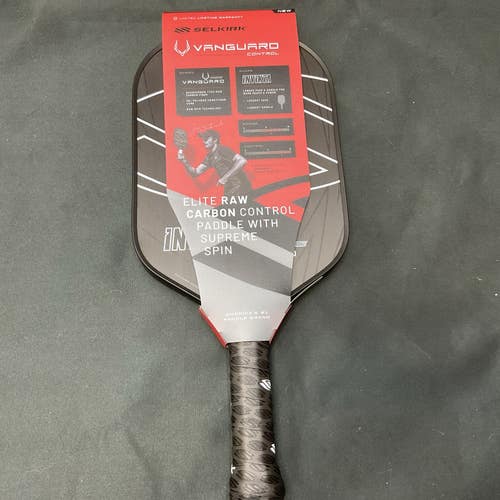 Selkirk Vanguard Control Invikta Midweight Raw Carbon 8.1oz