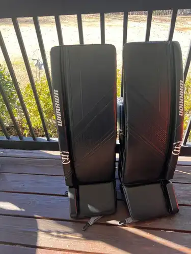 Pro Stock Warrior Ritual G6 E+ Goalie Leg Pads - 36" +1.5" - Pixallo.store