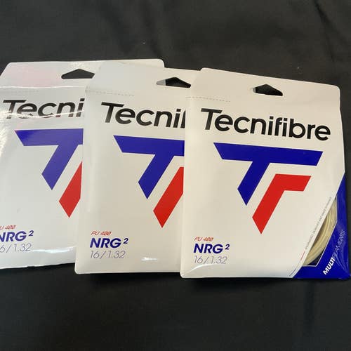 Tecnifibre NRG2 16/1.32 Tennis String 3 Pack