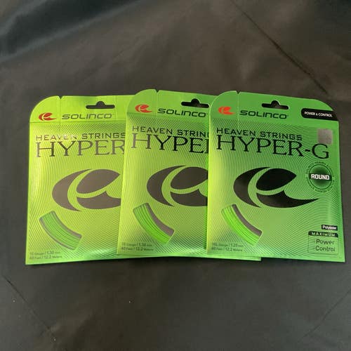 Solinco Heaven Strings Hyper-G Round 16L Ga 3 Pack