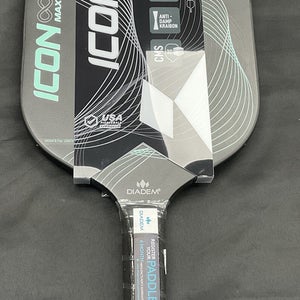 Diadem Icon Infinity Max Pickleball Paddle (Teal)