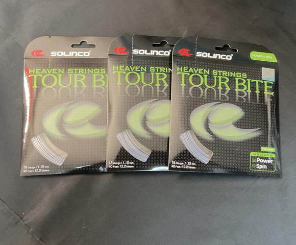 Solinco Heaven Strings Tour Bite 18 Ga 3 Pack