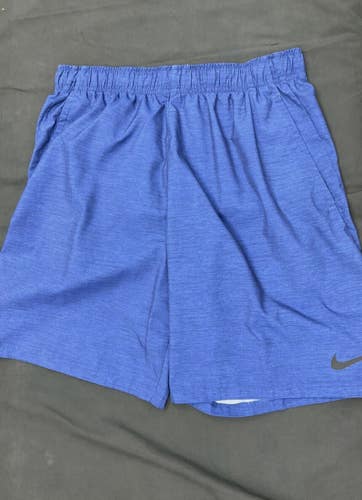 Size L - Mens Nike Tennis DriFit Shorts  - Blue