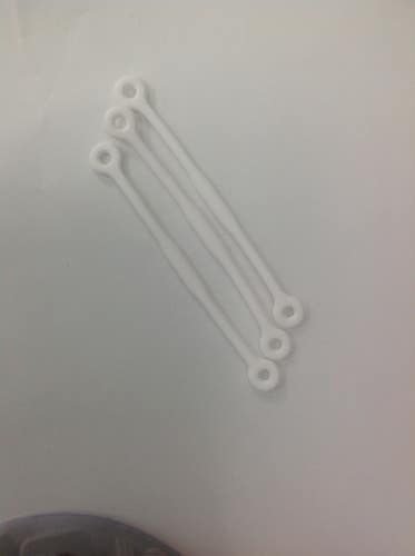 *NEW* Set Of 3 Silencer White Tennis Racquet Silicone Vibration Dampeners