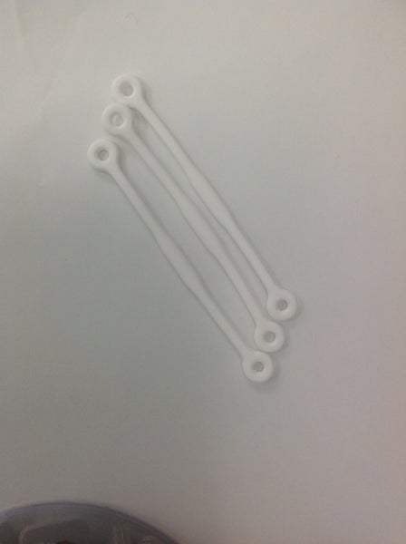 *NEW* Set Of 3 Silencer White Tennis Racquet Silicone Vibration Dampeners