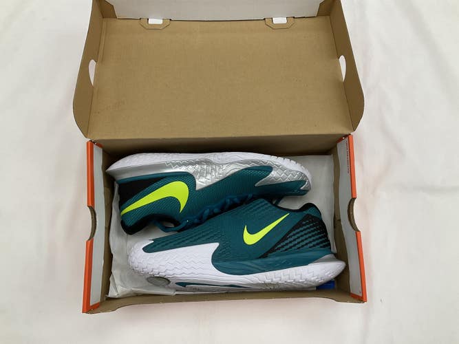 Nike Mens Zoom Vapor Cage 4 Rafa - Size 6.5 - Bright Spruce/Atomic Green