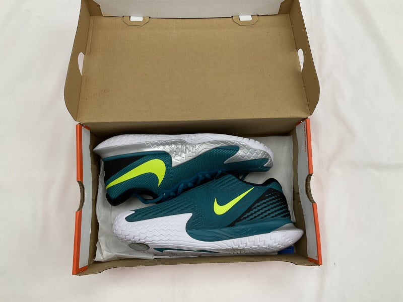 Nike Mens Zoom Vapor Cage 4 Rafa - Size 6.5 - Bright Spruce/Atomic Green